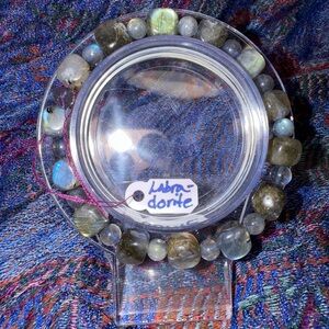 High flash Labradorite Beaded Bracelet